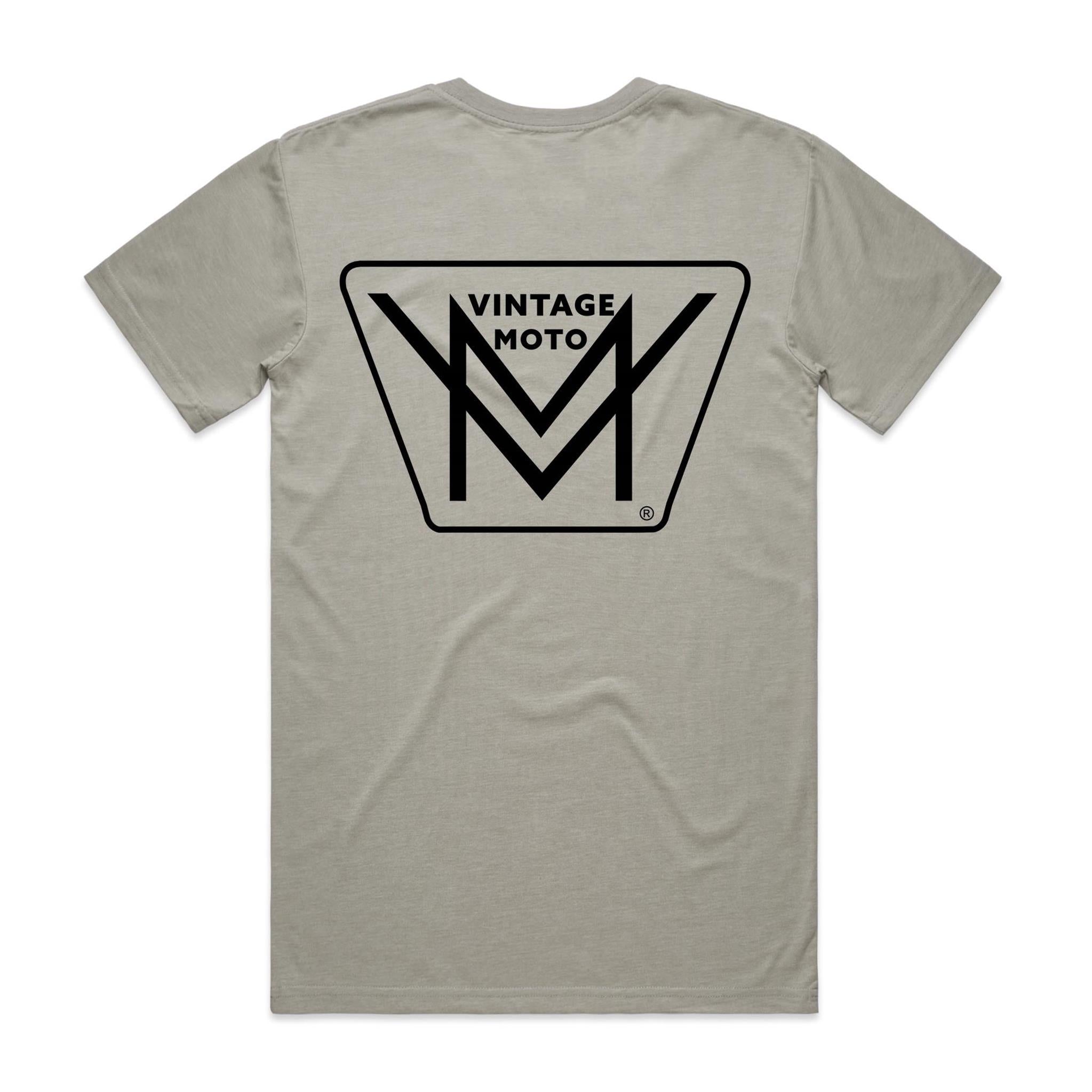 Vintage Moto Tee Logo Rear Only
