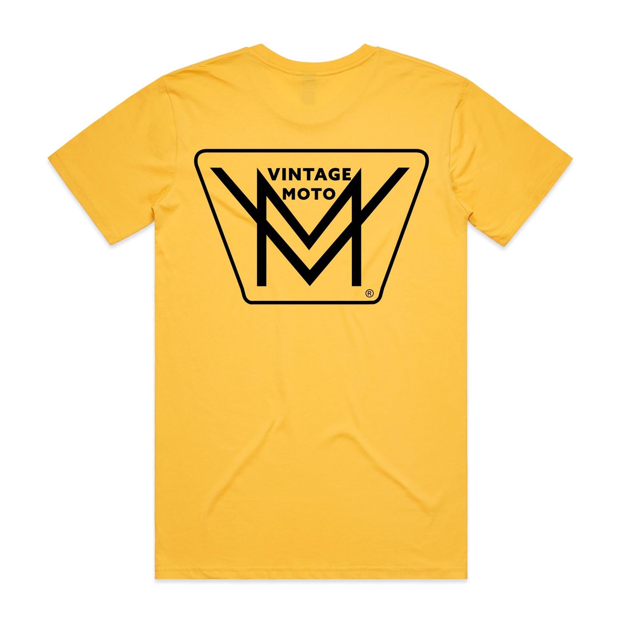 Vintage Moto Tee Logo Rear Only
